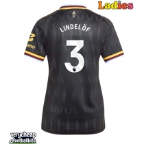 Aston Villa Victor Lindelof #3 Replica Away Shirt Ladies 2026-27 Short Sleeve